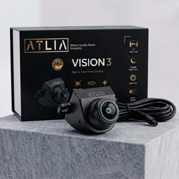 ATLIA AT-Vision 3 metal-body rear and front view camera